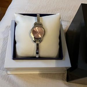 Movado Bold silver watch